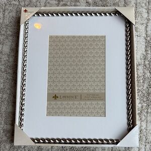 Silver and White Decorative Frame